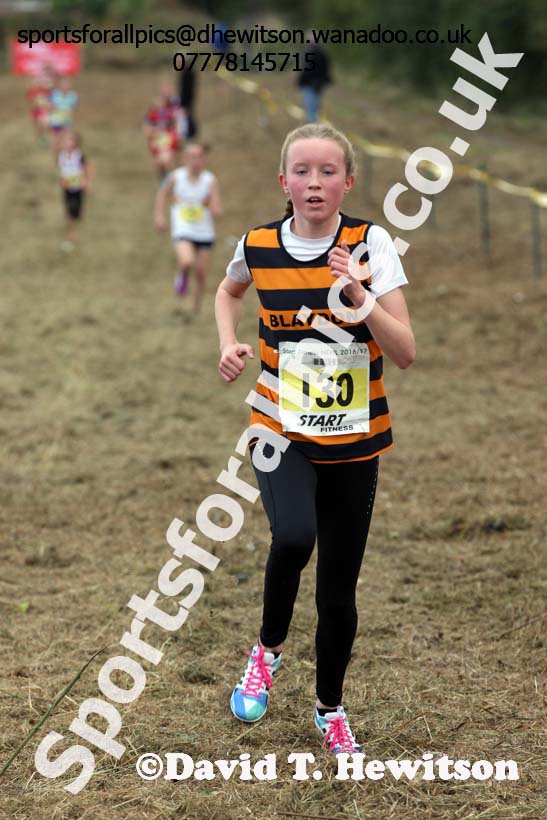 Girls under-13s Start Fitness NEHL, Wrekenton, Gateshead. Photo: David T. Hewitson/Sports for All Pics